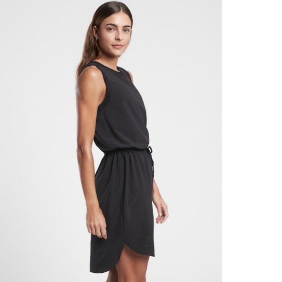 SOLD * Athleta Gray Rincon Mini Dress - Picture 4 of 7